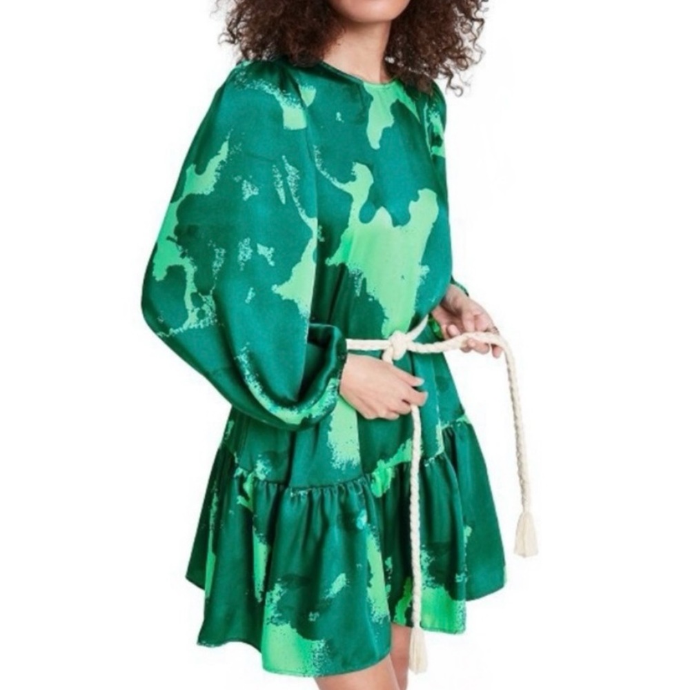 Alexis x Target Green Floral Rope Dress